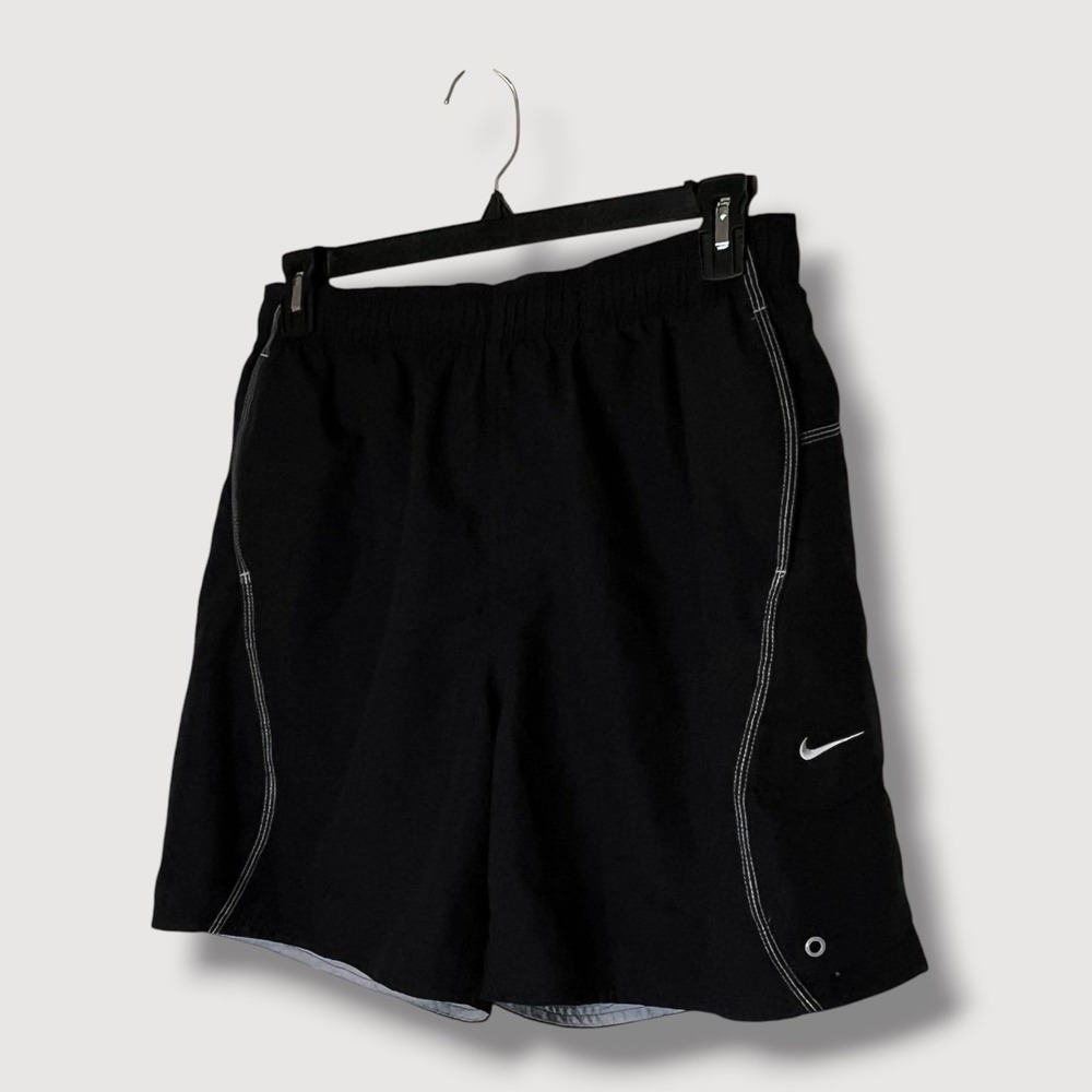 Nike Mens Black Swim Trunks Size Large